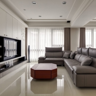 简约小户型客厅背景墙装修效果图与家具搭配指南